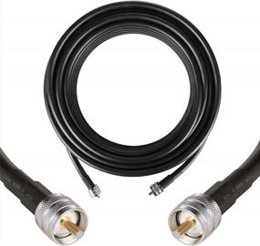 img 4 attached to GEMEK 75 Ft PL259 (UHF) Male To Male Low-Loss Coax Extension Cable (50 Ohm), PL-259 M/M Jumper For CB Radio, Antenna Analyzer, WiFi, SWR Meter, Ham Radio, Short Wave Radio - HF, VHF, UHF