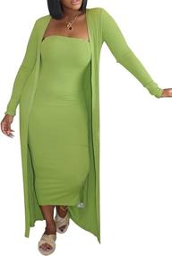 img 4 attached to Stylish Women's Clothing: Cardigan, Bodycon Clubwear & Dresses