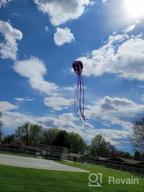 img 1 attached to Kizh Kite Octopus Large Frameless Soft Parafoil Kites 157 Inchs Long Tail Easy To Fly For Adults Kids Outdoor,Activities,Beach Trip Great Gift To Kids Build Childhood Priceless Memories(Purple) review by Joe Roberts