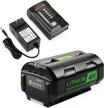 ⚡️ energup 40v 6.0ah replacement ryobi 40v lithium battery and charger kit: compatible with ryobi 40-volt battery op4040 op4026 op4030 op4050 op4060a + op403 ryobi 40v charger logo
