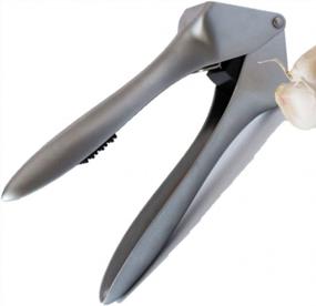 img 4 attached to Effortlessly Crush And Slice Garlic With Cestari Kitchen'S Heavy-Duty Stainless Steel Garlic Press