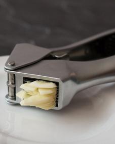 img 2 attached to Effortlessly Crush And Slice Garlic With Cestari Kitchen'S Heavy-Duty Stainless Steel Garlic Press