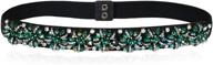 dorchid womens crystal waistbands champagne women's accessories at belts logo