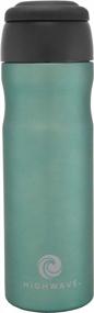 img 4 attached to Stainless Steel Travel Mug With Vacuum Insulation - 16Oz Aquamarine Color By ROAM