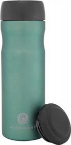 img 3 attached to Stainless Steel Travel Mug With Vacuum Insulation - 16Oz Aquamarine Color By ROAM