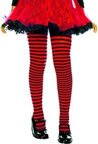 img 1 attached to MUSIC Girls Stripe Tights Black Girls' Clothing ~ Socks & Tights