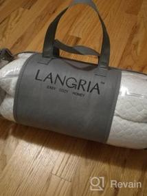img 7 attached to Adjustable Memory Foam Pillow With Zip Cover By LANGRIA - Ideal For Side, Back, And Stomach Sleepers, CertiPUR-US Certified, Odor-Free, And Breathable - Standard Size, Washable