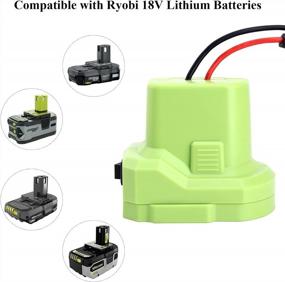 img 3 attached to Upgrade Your Devices With ELEFLY Power Wheel Adapter Compatible With Ryobi 18V One+ Battery - Perfect For RC Toy Car, E-Bike And Robotics
