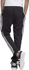 img 3 attached to Adidas Originals Unisex 3-Stripes Trefoil Kids' Pants