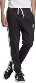 img 4 attached to Adidas Originals Unisex 3-Stripes Trefoil Kids' Pants