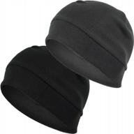 🧢 unisex headshion skull caps: multi-pack headwear for biking, helmets, and sleep - be stylish and protected! logo