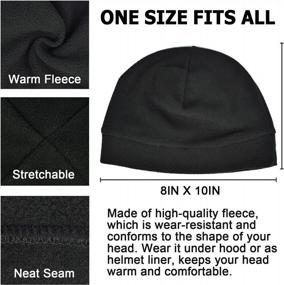 img 1 attached to 🧢 Unisex Headshion Skull Caps: Multi-Pack Headwear for Biking, Helmets, and Sleep - Be stylish and protected!