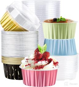 img 4 attached to 🔒 EUSOAR Assorted Aluminum Containers Cups Carmine: Versatile and Durable Storage Solutions