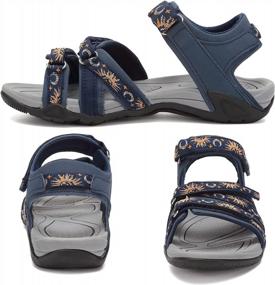 img 3 attached to Women'S Sport Sandals: Lightweight Hiking & Water Shoes For Outdoor Adventures