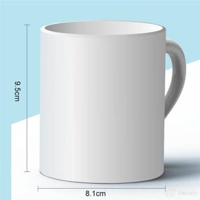 img 2 attached to ☕️ 36-Pack Bulk Bundle, 11oz Sublimation Mugs/Cups, Ceramic Blank Coffee Mug & White Cup - Ideal for Sublimation Printing - White (36pc White)