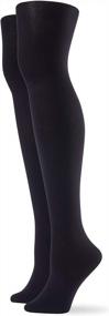 img 4 attached to No Nonsense Women'S Expantech Opaque -Tights