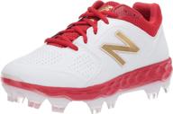 new balance womens molded baseball women's shoes - athletic logo