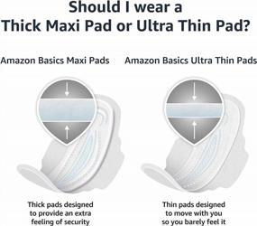 img 1 attached to Extra Heavy Overnight Maxi Pads With Flexi-Wings For Periods, Unscented Size 5, 20 Count (Amazon Basics)