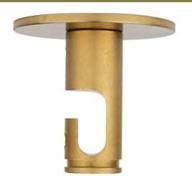 metal swag pendant hook (brass) logo
