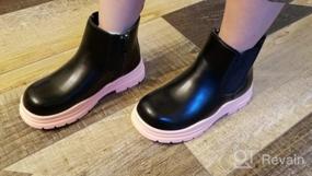 img 6 attached to Stylish And Practical: Brooman'S Zipper Ankle Boots For Fashion-Forward Boys And Girls