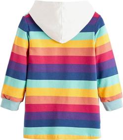 img 3 attached to 🌈 Frogwill Rainbow Butterfly Rainbow Bunny Toddler Girls' Dresses