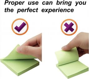 img 2 attached to 3X3 Self-Stick Sticky Notes, 36 Pads, 100 Sheets/Pad Assorted Colors, Easy To Post For Study & Daily Life