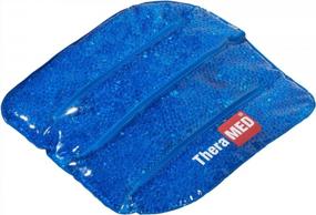 img 1 attached to Reusable TheraMed Gel Ice Pack For Back Pain Relief - Dual Sided Hot Cold Pad - 11.5" X 12" - Ideal For Injuries