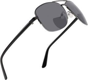 img 4 attached to 🕶️ Bifocal Aviator Sunglasses for Men by FEISEDY - Perfect Reading Accessories