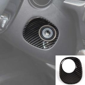 img 3 attached to Upgrade Your Toyota 4Runner With Voodonala Ignition Switch Lock Trim - Carbon Fiber Grain (2010-2019 SUV)