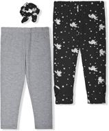 young hearts leggings & scrunchie set: perfectly coordinated girls' clothing logo