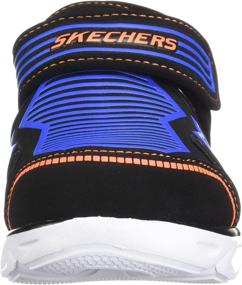 img 3 attached to Skechers Hypno Splash ZOTEX Sandal Charcoal Toddler Boys Shoes