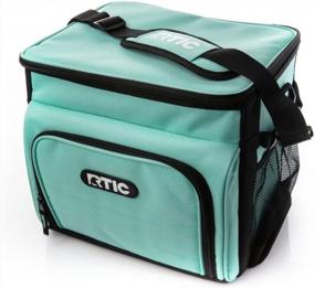 img 4 attached to Insulated Soft Cooler Bag For Lunch, Beach, Travel, Camping - RTIC Day Cooler Bag For Men And Women