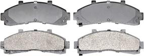 img 1 attached to 🔵 ACDelco Silver Front Disc Brake Pad Set 14D652M - Semi-Metallic, with Wear Sensor - 7.1 x 5.9 x 2.2 inches