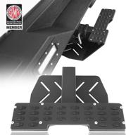 hooke road universal hitch step skid plate backbone: perfect fit for jeep wrangler, gladiator, tacoma, tundra, bronco, f150, ram, 4runner & more with 2in hitch receiver! логотип