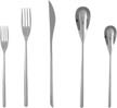 stylish dragonfly 18/10 stainless steel flatware set - 5 piece place setting by fortessa logo