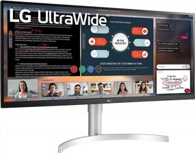 img 2 attached to LG 34WN650-W 34 Inch UltraWide DisplayHDR 2560X1080P, 75Hz, Tilt & Height Adjustment for Enhanced Viewing Experience