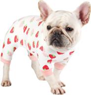 pawcomon clothes jumpsuit bodysuit strawberry dogs good in apparel & accessories logo