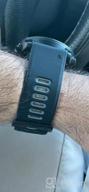 img 1 attached to NotoCity Silicone Sport Watch Band Compatible With Fenix 6X, 5X/5X Plus, 7X, 3/3 HR, Tactix Delta PX & D2 Charlie Smartwatches - Black-Grey review by Ryan Frawley