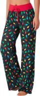 cozy & festive: alisister women's christmas pajama pants with drawstring waist and wide legs for ultimate comfort logo