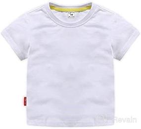 img 2 attached to Sweatshirt Sleeve Cotton Pullover Toddler Apparel & Accessories Baby Boys : Clothing