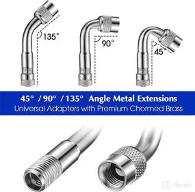 img 1 attached to Extension Stainless Braided Extender Degree