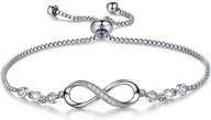 браслеты infinity love: идеальные подарки на день рождения и день святого валентина для женщин и девочек логотип