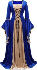 img 4 attached to Испытайте сказочную моду с платьями эпохи Возрождения Kranchungel для женщин