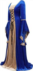 img 3 attached to Испытайте сказочную моду с платьями эпохи Возрождения Kranchungel для женщин