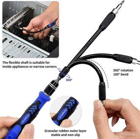 img 1 attached to 🔧 146 PCS Precision Screwdriver Set: Complete Computer Tool Kit for iPhone, MacBook, PC, Tablet, PS4, Xbox, Switch