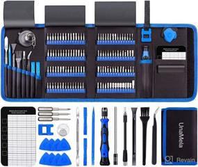 img 4 attached to 🔧 146 PCS Precision Screwdriver Set: Complete Computer Tool Kit for iPhone, MacBook, PC, Tablet, PS4, Xbox, Switch