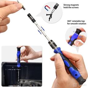 img 2 attached to 🔧 146 PCS Precision Screwdriver Set: Complete Computer Tool Kit for iPhone, MacBook, PC, Tablet, PS4, Xbox, Switch