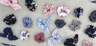 img 1 attached to 18 Pack Of Cute Chiffon Flower Hair Scrunchies - Jaciya Elastic Hair Ties Ropes For Women Ponytail Holders review by Amy Dockery