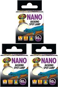 img 1 attached to 🔆 Zoo Med Nano Basking Spot Lamp 40 Watt - Pack of 3: Efficient Heating Essentials for Small Terrariums