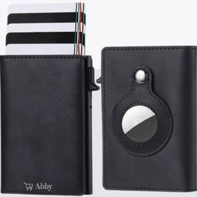 img 4 attached to Abbys Anti Lost Leather AirTag Wallet
